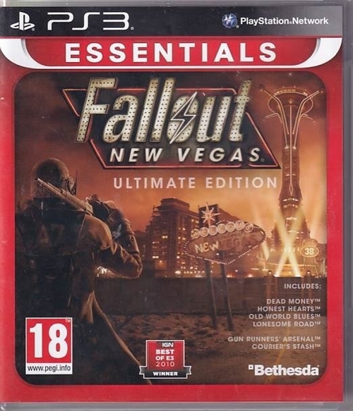 Fallout New Vegas Ultimate Edition Essentials - PS3 (A Grade) (Used) (eng)